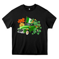 Black Western St. Patrick's Day truck Heavy Core Tee - CowGirlArtShop