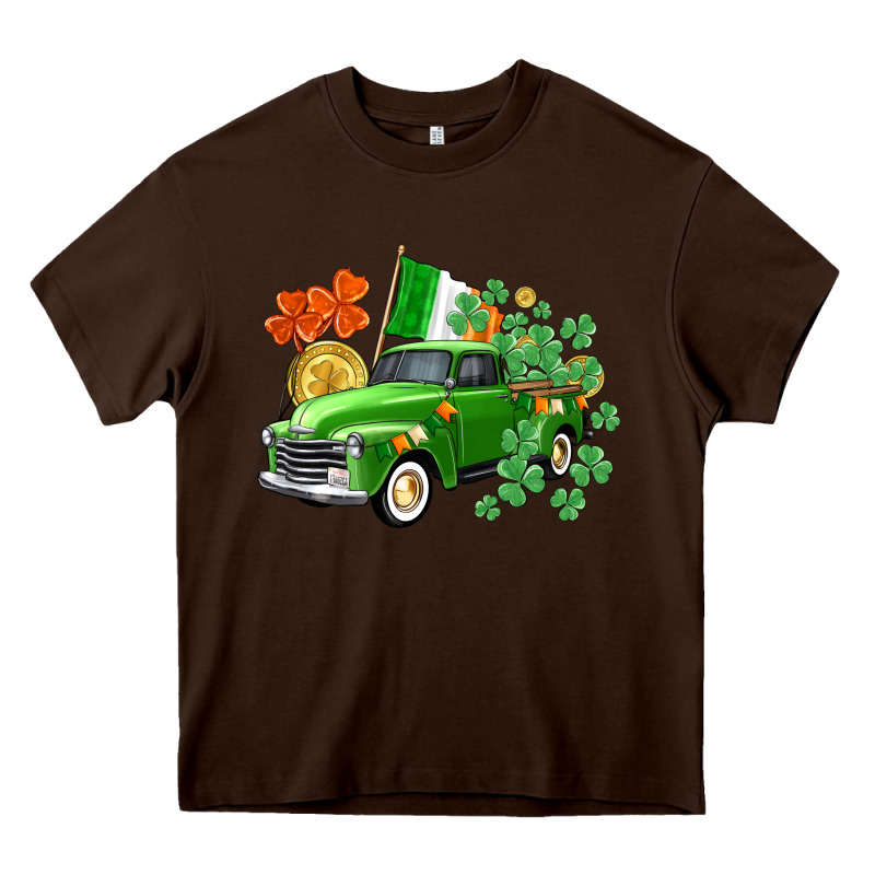 Western St. Patrick's Day Truck Heavy Core Tee by CowGirlArtShop | Teevron