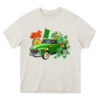 Cream Western St. Patrick's Day truck Heavy Core Tee - CowGirlArtShop