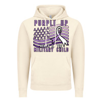 Vintage Artic purple up month of the military child Vintage Hoodie - linhVisuals