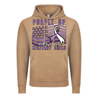Vintage Coffee purple up month of the military child Vintage Hoodie - linhVisuals