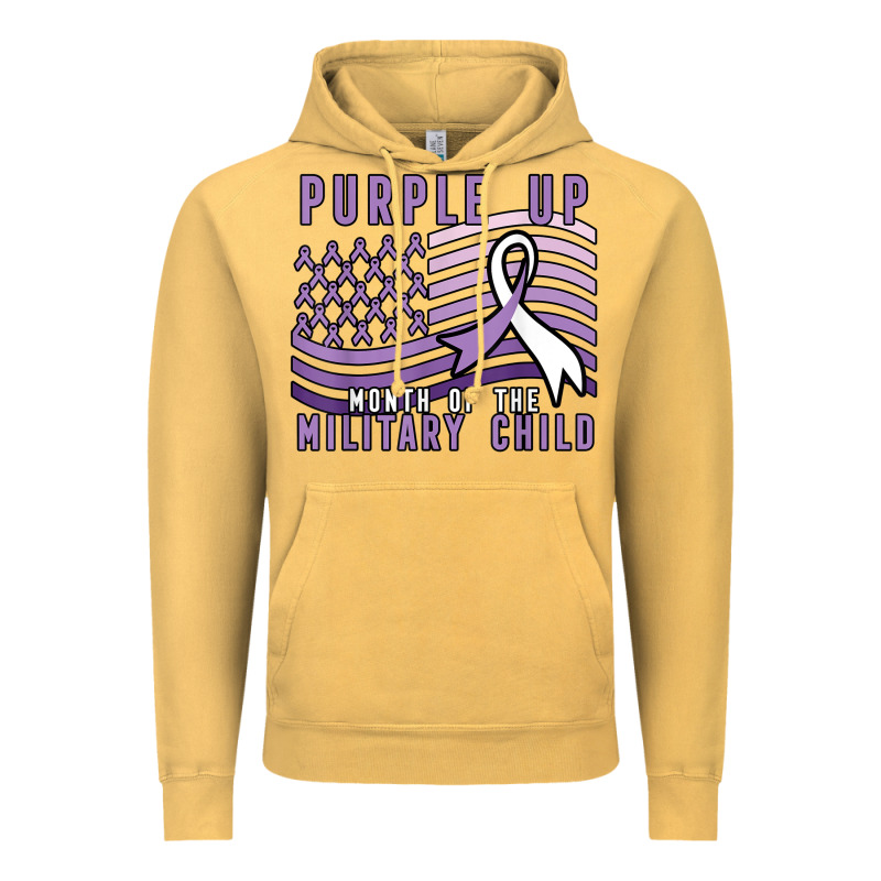 Purple Up Month Of The Military Child Vintage Hoodie by linhVisuals | Teevron