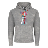 Cloud Rock Paint Brushes Vintage Hoodie - linhVisuals