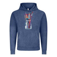 Paint Brushes Vintage Hoodie | Teevron