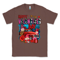 Chestnut happy valentines day with gnomes and truck olivia Classic Tee - OliviaCreatesArt