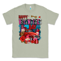 Matcha happy valentines day with gnomes and truck olivia Classic Tee - OliviaCreatesArt