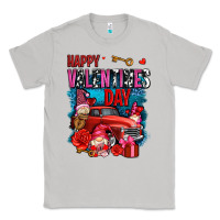 Moon Dust happy valentines day with gnomes and truck olivia Classic Tee - OliviaCreatesArt