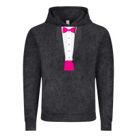 Vintage Black pink tux tuxedo Vintage Hoodie - linhVisuals