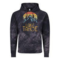 Cloud Black vintage lake tahoe california nevada retro t shirt Vintage Hoodie - linhVisuals