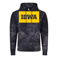 Cloud Black University of Iowa, UIowa, Iowa, apparel Vintage Hoodie - linhVisuals