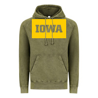 Vintage Olive University of Iowa, UIowa, Iowa, apparel Vintage Hoodie - linhVisuals