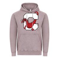 Vintage Zinc suny cortland red dragons Vintage Hoodie - linhVisuals