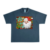 Midnight Navy ho ho ho santa claus Urban Heavy Tee - Jasminsmagicworld
