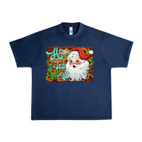 Navy ho ho ho santa claus Urban Heavy Tee - Jasminsmagicworld