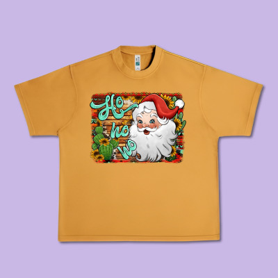 Ho Ho Ho Santa Claus Urban Heavy Tee Designed By Jasminsmagicworld