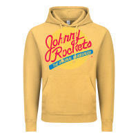 Vintage Mustard johnny rockets Vintage Hoodie - linhVisuals