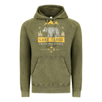 Womens Lake Tahoe National Park California Nevada Vintage Bear Men V N Vintage Hoodie | Teevron