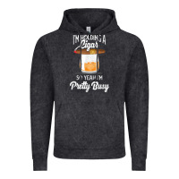 Vintage Black cigar smoking tshirt smoking whiskey drinking dad tee gift Vintage Hoodie - linhVisuals
