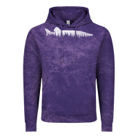 Cloud Purple musky pine forest fishing angler Vintage Hoodie - linhVisuals