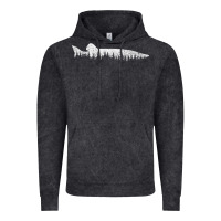Musky Pine Forest Fishing Angler Vintage Hoodie | Teevron