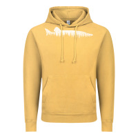 Vintage Mustard musky pine forest fishing angler Vintage Hoodie - linhVisuals