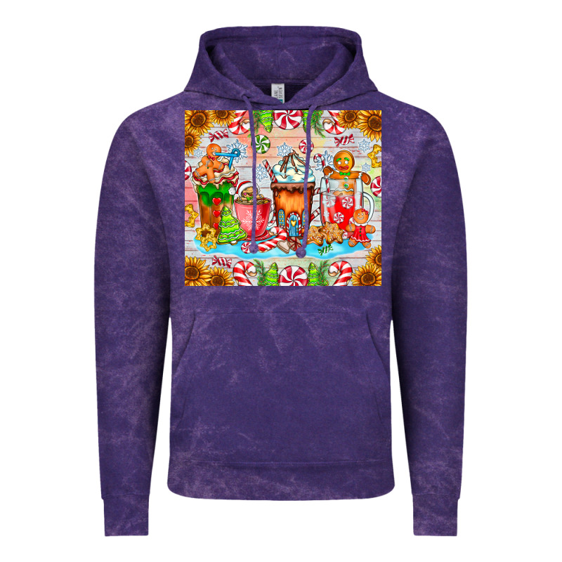 Christmas Coffee Class Vintage Hoodie by CowhideDigitalArt | Teevron