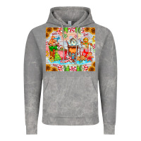 Cloud Rock christmas coffee class Vintage Hoodie - CowhideDigitalArt
