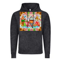 Vintage Black christmas coffee class Vintage Hoodie - CowhideDigitalArt