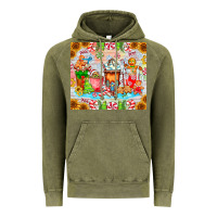 Vintage Olive christmas coffee class Vintage Hoodie - CowhideDigitalArt