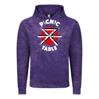 Cloud Purple picnic table parody Vintage Hoodie - linhVisuals