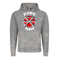 Cloud Rock picnic table parody Vintage Hoodie - linhVisuals