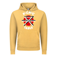 Vintage Mustard picnic table parody Vintage Hoodie - linhVisuals
