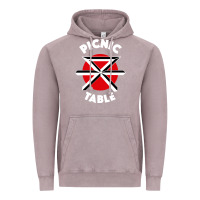 Vintage Zinc picnic table parody Vintage Hoodie - linhVisuals