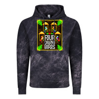 Cloud Black four calling birds Vintage Hoodie - linhVisuals