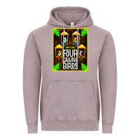 Vintage Zinc four calling birds Vintage Hoodie - linhVisuals