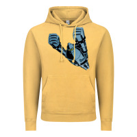 Vintage Mustard gigantor tetsujin Vintage Hoodie - linhVisuals