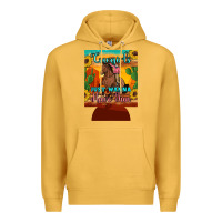Mustard cowgirls just wanna have fun 12 oz can cooler (regular) Premium Hoodie - Artiststas