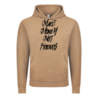 Vintage Coffee make money not friends Vintage Hoodie - linhVisuals