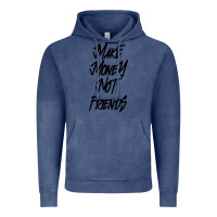 Vintage Denim make money not friends Vintage Hoodie - linhVisuals
