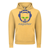 Vintage Mustard napster Vintage Hoodie - linhVisuals