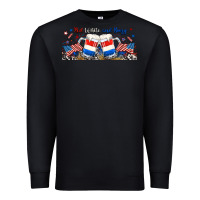 Black red white and boozy libbey glass Premium Sweatshirt - RanaPortraitStore