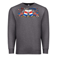 Charcoal Heather red white and boozy libbey glass Premium Sweatshirt - RanaPortraitStore