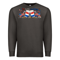 Smoke red white and boozy libbey glass Premium Sweatshirt - RanaPortraitStore