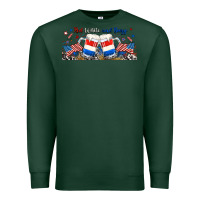 Sports Green red white and boozy libbey glass Premium Sweatshirt - RanaPortraitStore