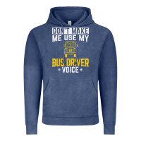 Vintage Denim don't make me use bus driver voice school bus driver t shirt Vintage Hoodie - linhVisuals