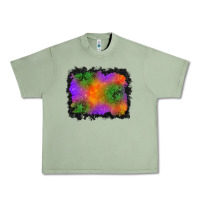 Oil Green halloween stars background Urban Heavy Tee - BundleAndBundleShop