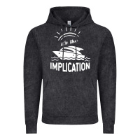 Vintage Black the implication its always sunny in philadelphia Vintage Hoodie - linhVisuals