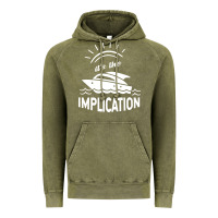 Vintage Olive the implication its always sunny in philadelphia Vintage Hoodie - linhVisuals
