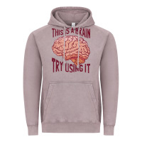 Vintage Zinc Brain Vintage Hoodie - linhVisuals