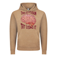 Vintage Coffee Brain Vintage Hoodie - linhVisuals